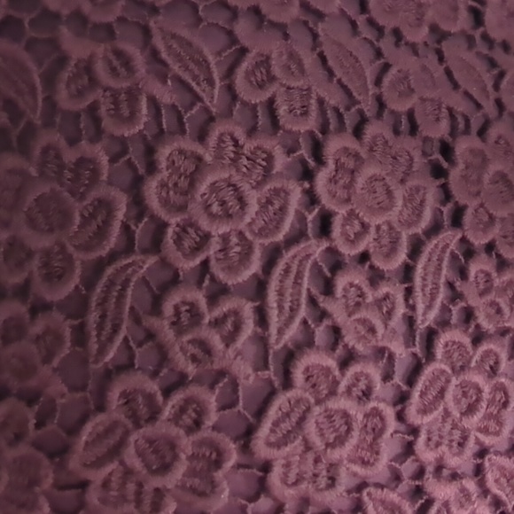 Weekend Max Mara merlot eyelet dress - Picture 3 of 7